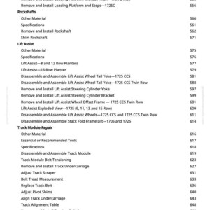 John Deere 1725C 1795 1775Nt 12 16 24 Row Planter Repair Manual PDF | Service Workshop | Instant Download image 11