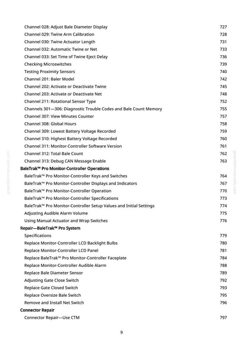 Teknisk manual för John Deere 440E och 450E balpress i PDF-format | Nedladdning direkt bild 9