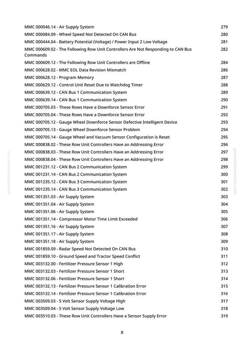 John Deere 1725 16-radig planteringsmaskin med elektrisk drift, diagnostikmanual PDF | Direkt nedladdning bild 8