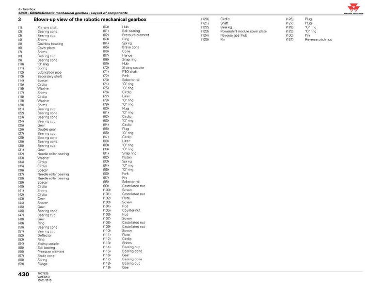 Massey Ferguson 5600-serien modeller 5608 5613 traktor servicemanual PDF | Verkstadsreparation | Direkt nedladdning bild 6