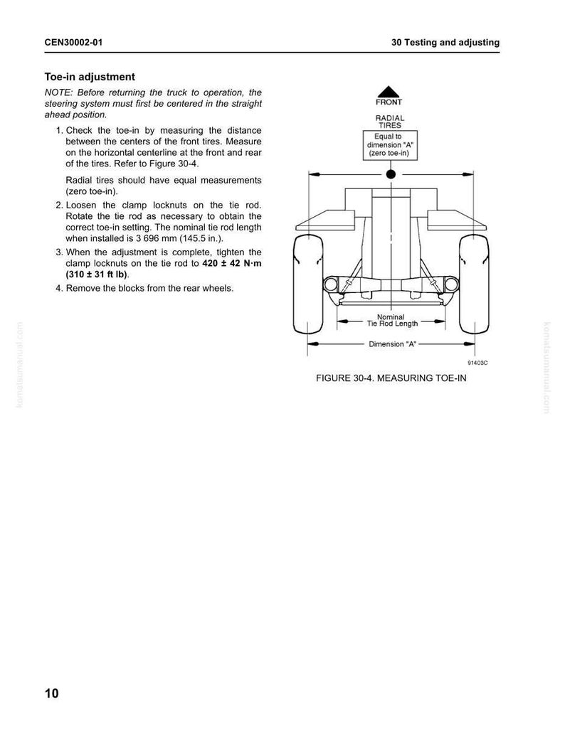 Komatsu 960E-1 Dumper Servicehandbok Reparation Verkstad PDF Ladda ner bild 5