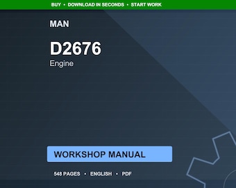 Man D2676 Engine Workshop Manual PDF | Service Repair | Instant Download