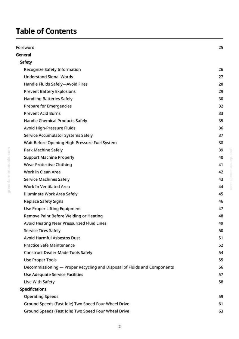John Deere 9660 Cts Självgående Skördetröska Teknisk Manual Service PDF Verkstad Nedladdning bild 4