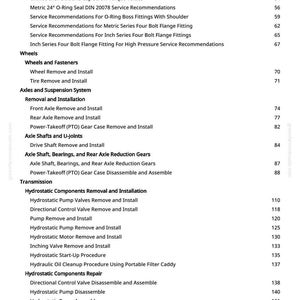 Pu&ograve; includere: Una pagina bianca con un sommario dettagliato per un manuale. I titoli includono "Valori di coppia", "Ruote", "Assali e sistema di sospensione" e "Trasmissione". I numeri di pagina sono elencati a destra.