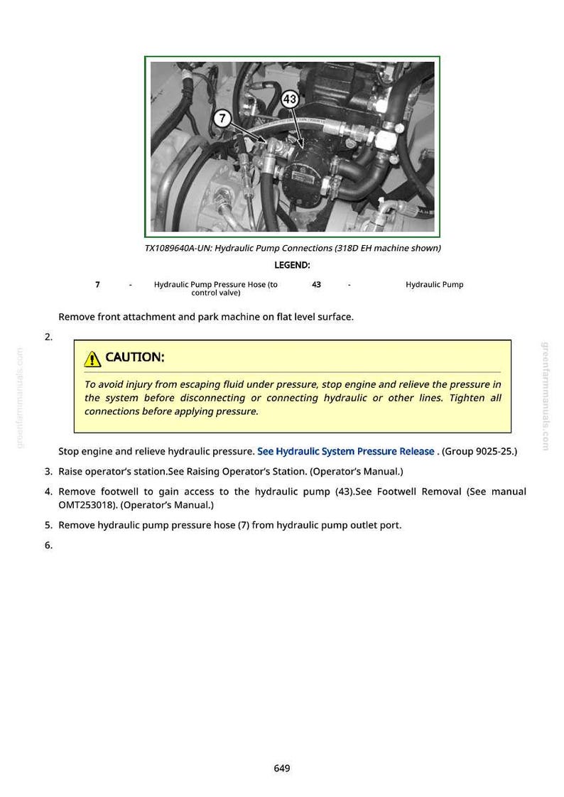 John Deere 326D, 328D, 332D minilastare testmanual i PDF-format | Direkt nedladdning bild 8