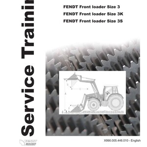 Fendt Size 3 3k 3s Front loader Service Training Manual PDF | Training Guide | Instant Download image 2