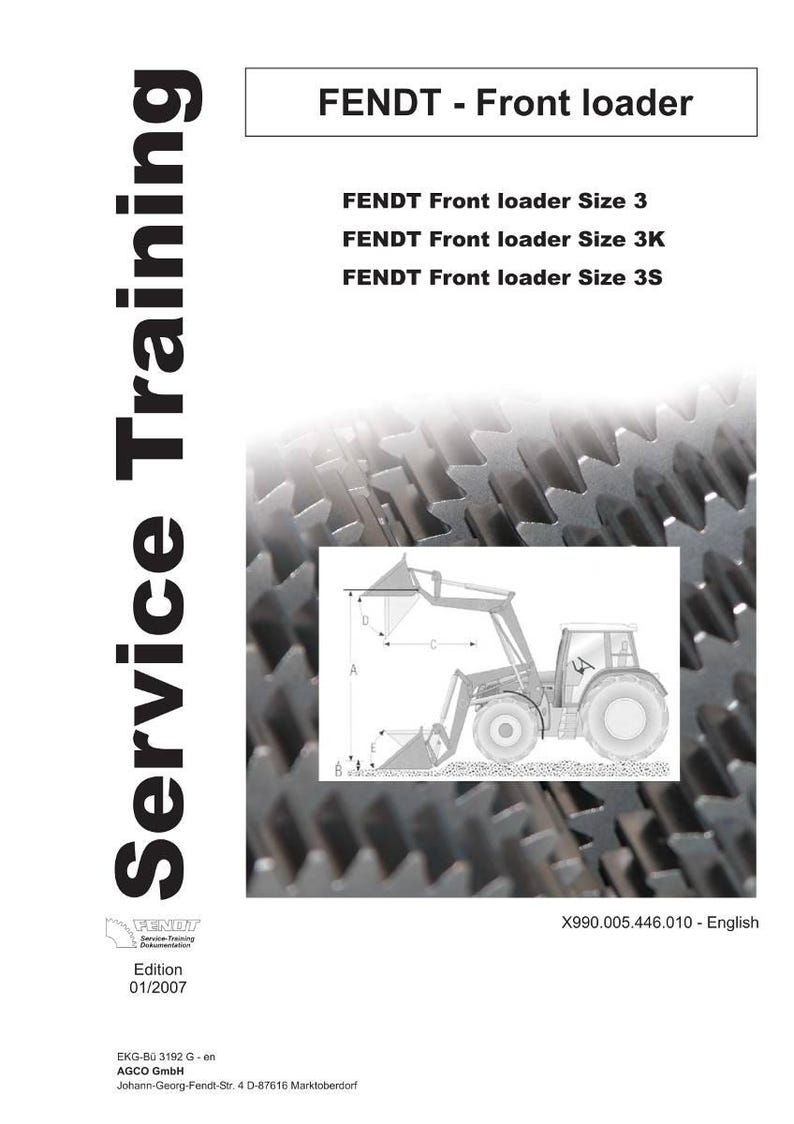 Fendt Size 3 3k 3s Front loader Service Training Manual PDF | Training Guide | Instant Download image 2