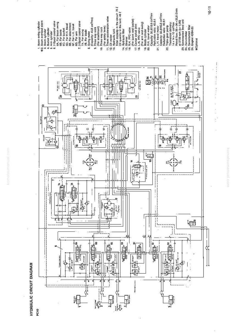Komatsu PC40-6F hydraulisk grävmaskin servicemanual reparation verkstad PDF-nedladdning bild 4