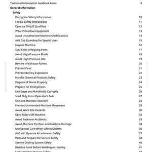 Pode incluir: Uma p&aacute;gina branca de um manual, intitulada "Tabela de Conte&uacute;dos". Lista t&oacute;picos de seguran&ccedil;a como "Usar equipamento de prote&ccedil;&atilde;o" e "Prevenir inc&ecirc;ndios". O n&uacute;mero da p&aacute;gina &eacute; vis&iacute;vel na parte inferior.