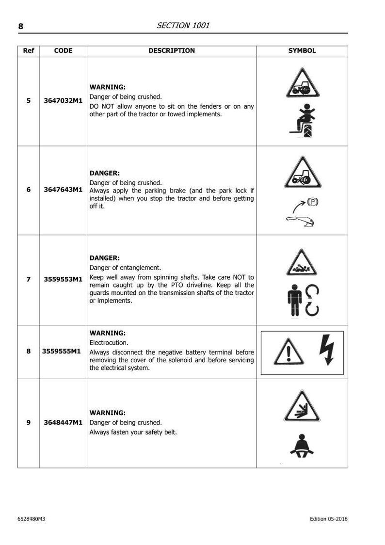 Landini LandForce 115-125 Traktor Verkstadsmanual PDF - FPT T3 bild 8