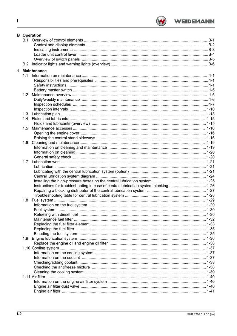 Weidemann 1280 Hoftrac Service Manual PDF | Workshop Repair | Instant Download image 4