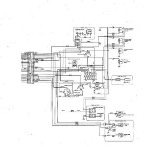 May include: A black and white wiring diagram with the text "OTHERS" and "WIRING DIAGRAM" at the top. The diagram includes various electrical components, lines, and labels. The bottom of the diagram has the text "D355C" and "90-7".