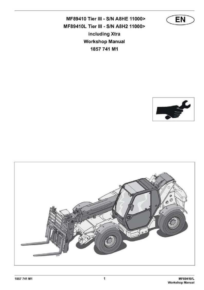 Massey ferguson Mf89410 mf89410l tier3 xtra Telescopic handler Service Manual PDF | Workshop Repair | Instant Download image 2