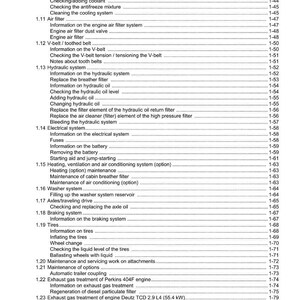 Weidemann 2080 2080T Radlader Service Anleitung PDF | Werkstattreparatur | Sofort Download Bild 5