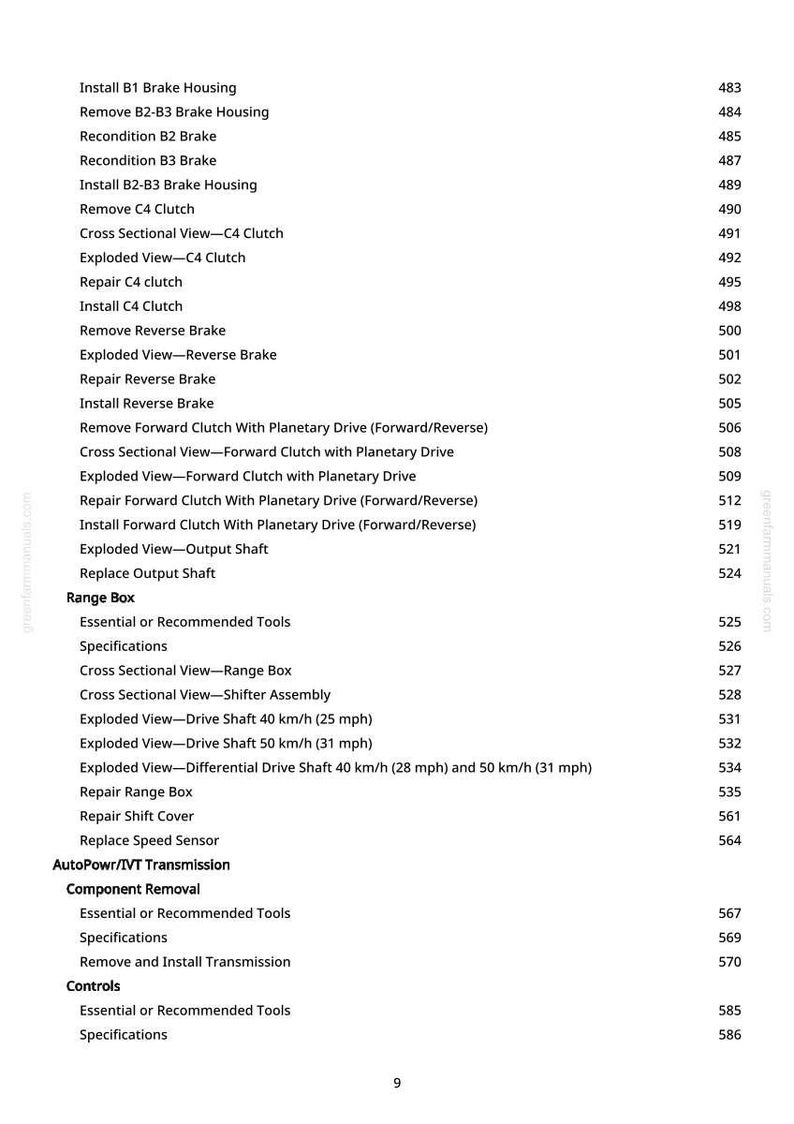John Deere 7720, 7820, 7920 traktordiagnosmanual PDF | Direktnedladdning bild 11