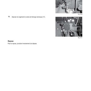 Puede incluir: Una p&aacute;gina de instrucciones con el t&iacute;tulo "M&Eacute;THODE D'INTERVENTION" y pasos numerados. La imagen muestra vistas de cerca de componentes mec&aacute;nicos, incluyendo una v&aacute;lvula y piezas relacionadas. El texto en franc&eacute;s acompa&ntilde;a las im&aacute;genes, detallando el proceso de desmontaje y montaje.
