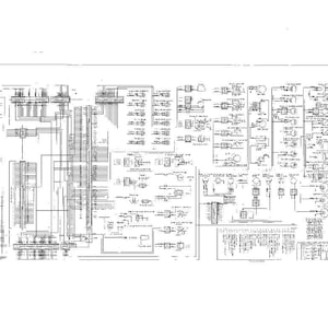 May include: A detailed black and white schematic diagram, likely for an electronic device or system. The diagram features numerous interconnected components, lines, and symbols, suggesting a complex technical illustration.