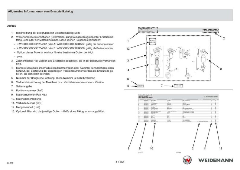 Weidemann 5080 T Telescopic loader Parts Manual PDF | Illustrated Catalog | Instant Download image 4