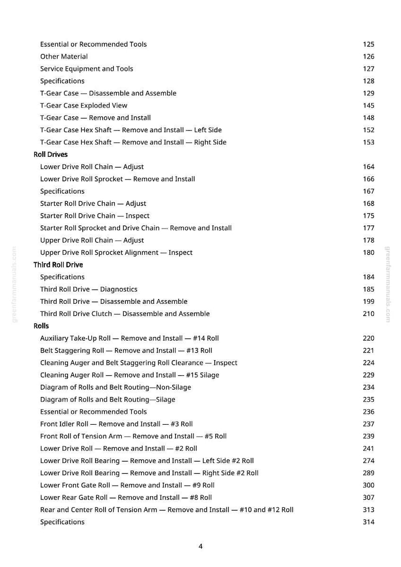 John Deere 461R, 561R technische handleiding ronde-balenpersen pdf | Direct downloaden afbeelding 2
