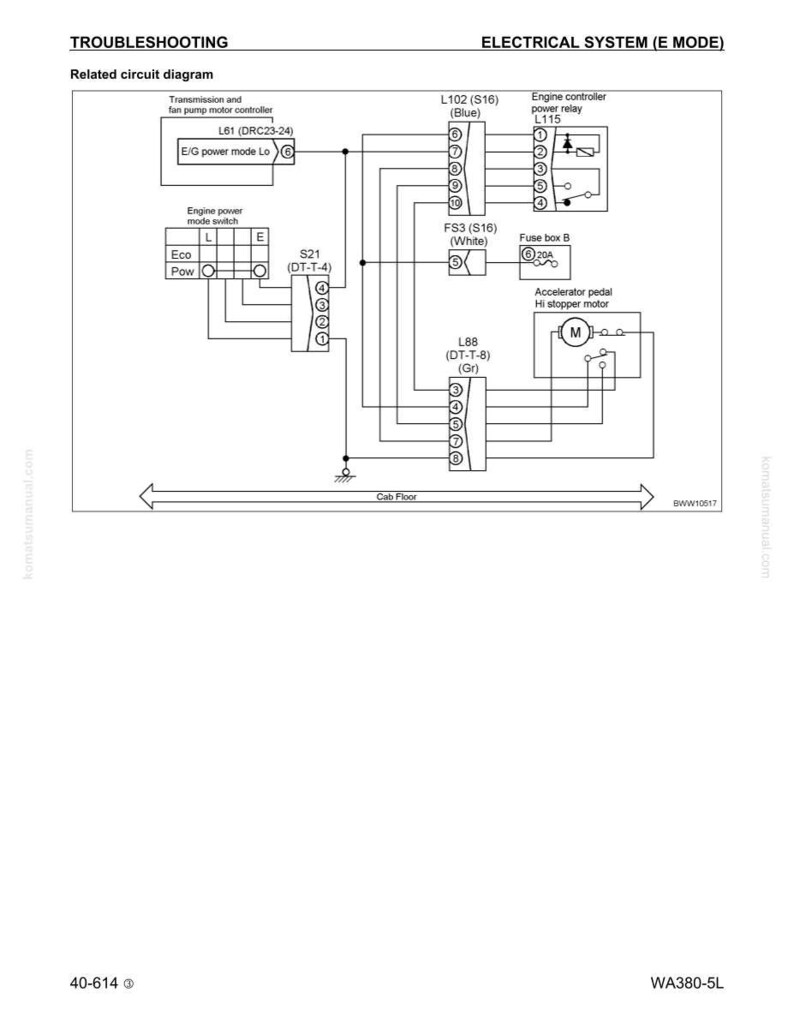 Komatsu Wa380-5L lastare servicemanual PDF | Verkstadsreparation | Direktnedladdning bild 9