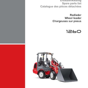 Weidemann 1260 ホイールローダー パーツマニュアル PDF | 図解カタログ | 即時ダウンロード 画像 2