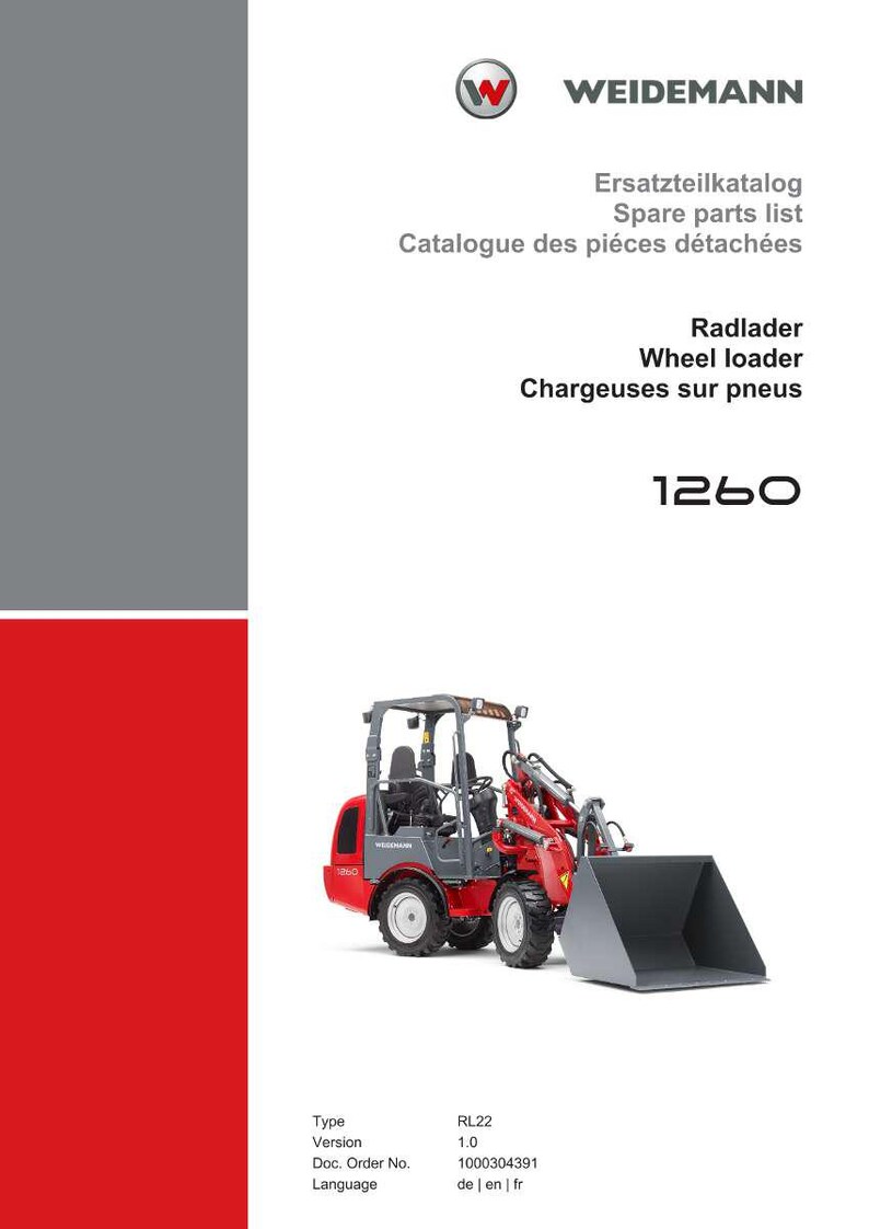 Weidemann 1260 ホイールローダー パーツマニュアル PDF | 図解カタログ | 即時ダウンロード 画像 2