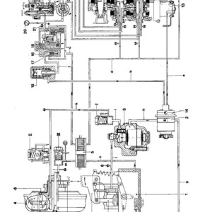 May include: A detailed black and white diagram of a mechanical system, showing interconnected components, lines, and labels. The diagram includes text labels such as "M 868" and numerical references, illustrating the internal workings of a complex mechanism.