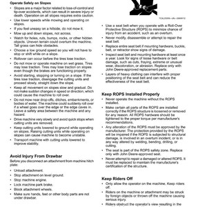 John Deere 7400A Mower Operator Manual PDF | Owners Guide | Instant Download image 10