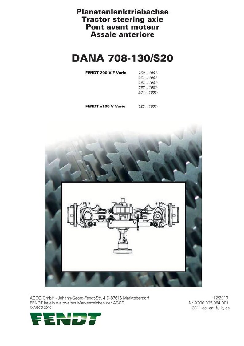 Dana 708 130 S20 Axel Verkstadsmanual PDF | Service Reparation | Direkt Nedladdning bild 2