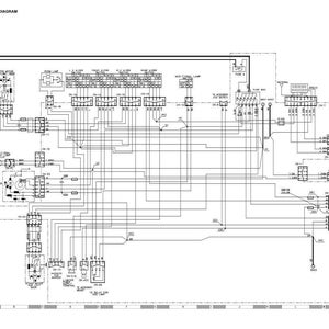 May include: An electrical circuit diagram for a cab, featuring a complex network of wires and components. The diagram includes text labels and symbols, illustrating the cab's electrical system. The title "CAB ELECTRICAL CIRCUIT DIAGRAM" is displayed at the top.