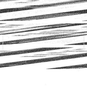 May include: Abstract black and white artwork featuring diagonal brushstrokes. The image has a high-contrast design with thick, textured lines against a white background. The artwork evokes a sense of movement and energy.