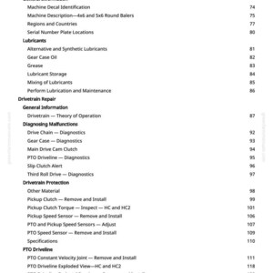 John Deere 461R, 561R technische handleiding ronde-balenpersen pdf | Direct downloaden afbeelding 4