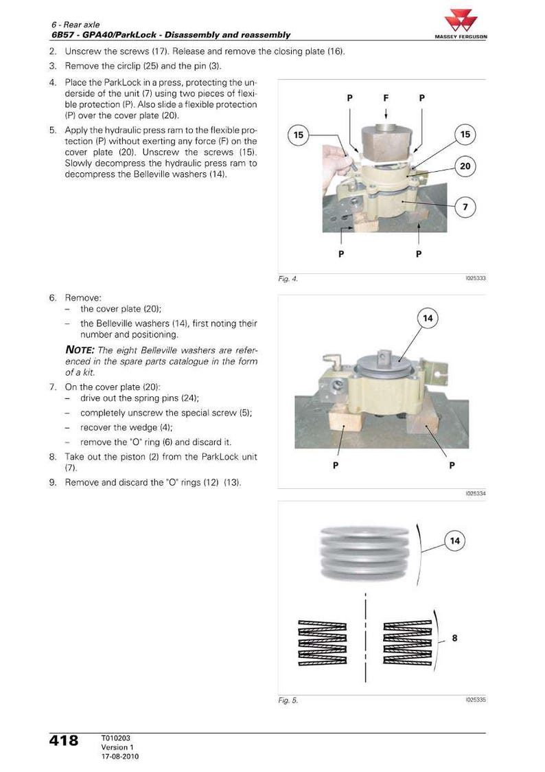 Massey Ferguson 7700 Serie 7714 7726 Traktor Service Handbuch PDF | Werkstattreparatur | Sofort Download Bild 6