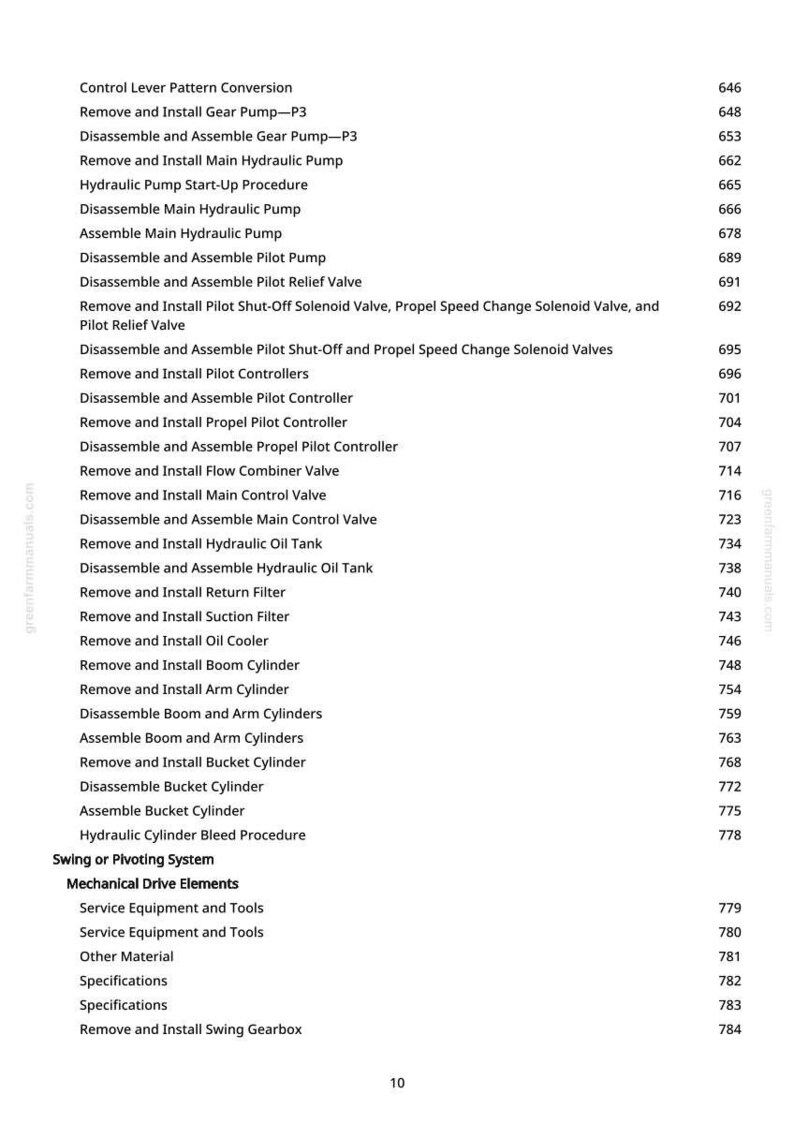 John Deere 27Zts grävmaskin reparationsmanual PDF | Serviceverkstad | Direkt nedladdning bild 9