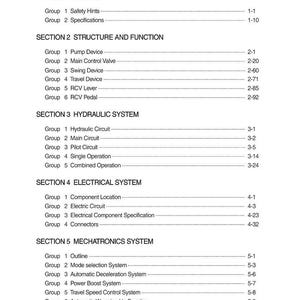 Hyundai HX300 L Crawler Excavator Service Manual | Pdf | Instant Download image 1