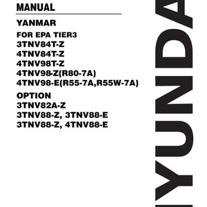 Yanmar Tnv-seriens motorsystemmanual PDF | Teknisk dokumentation | Direkt nedladdning bild 2