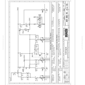 May include: Diagram of an automatic lubrication system, labeled "Swing ring lubrication system (SLS) function and controlling with ETM system (PC3000)." Includes electrical components and text labels. The Komatsu logo is visible.