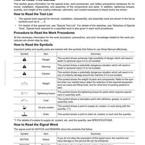 Peut inclure: Page d'un manuel intitul&eacute; &laquo; Informations connexes sur le d&eacute;montage et l'assemblage &raquo;. Il comprend des sections sur les listes d'outils, les proc&eacute;dures de travail et les symboles de s&eacute;curit&eacute;. Le manuel utilise le syst&egrave;me international d'unit&eacute;s (SI).