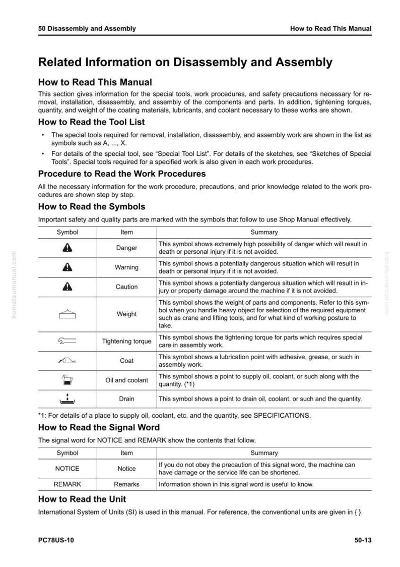 Peut inclure: Page d'un manuel intitul&eacute; &laquo; Informations connexes sur le d&eacute;montage et l'assemblage &raquo;. Il comprend des sections sur les listes d'outils, les proc&eacute;dures de travail et les symboles de s&eacute;curit&eacute;. Le manuel utilise le syst&egrave;me international d'unit&eacute;s (SI).