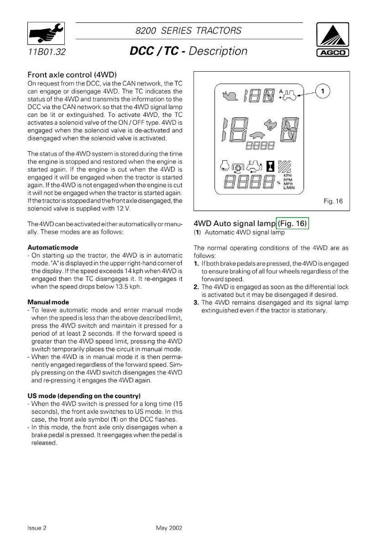 Massey ferguson 8200 Series Tractor Service Manual PDF | Workshop Repair | Instant Download image 9