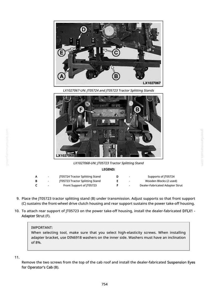 John Deere 6135 M, 6210 M, 6150 M, 6170 M, 6190 M traktorreparationsmanual i pdf-format | Service och verkstad | Direkt nedladdning bild 6