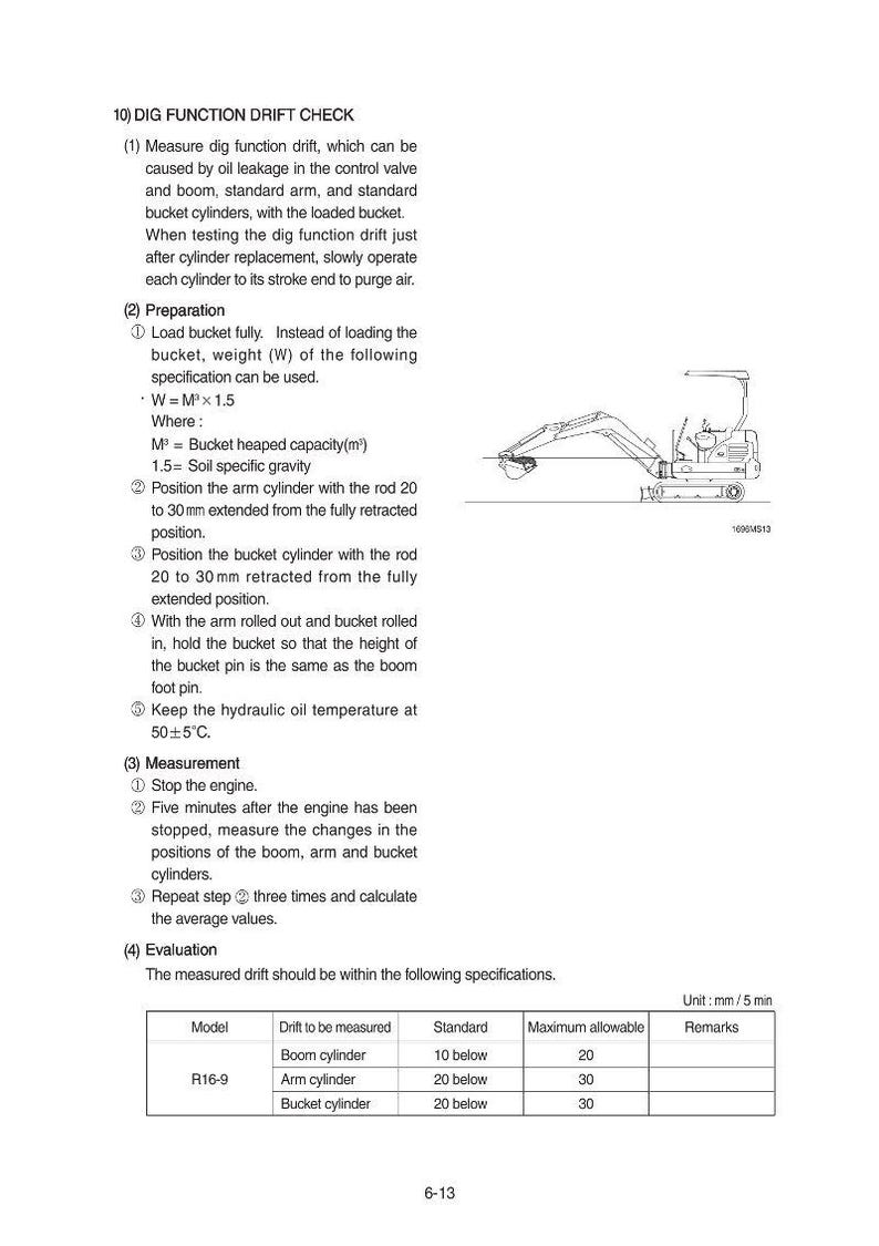 HYUNDAI R16-9 Crawler Excavator Service Manual | PDF | Instant Download image 4