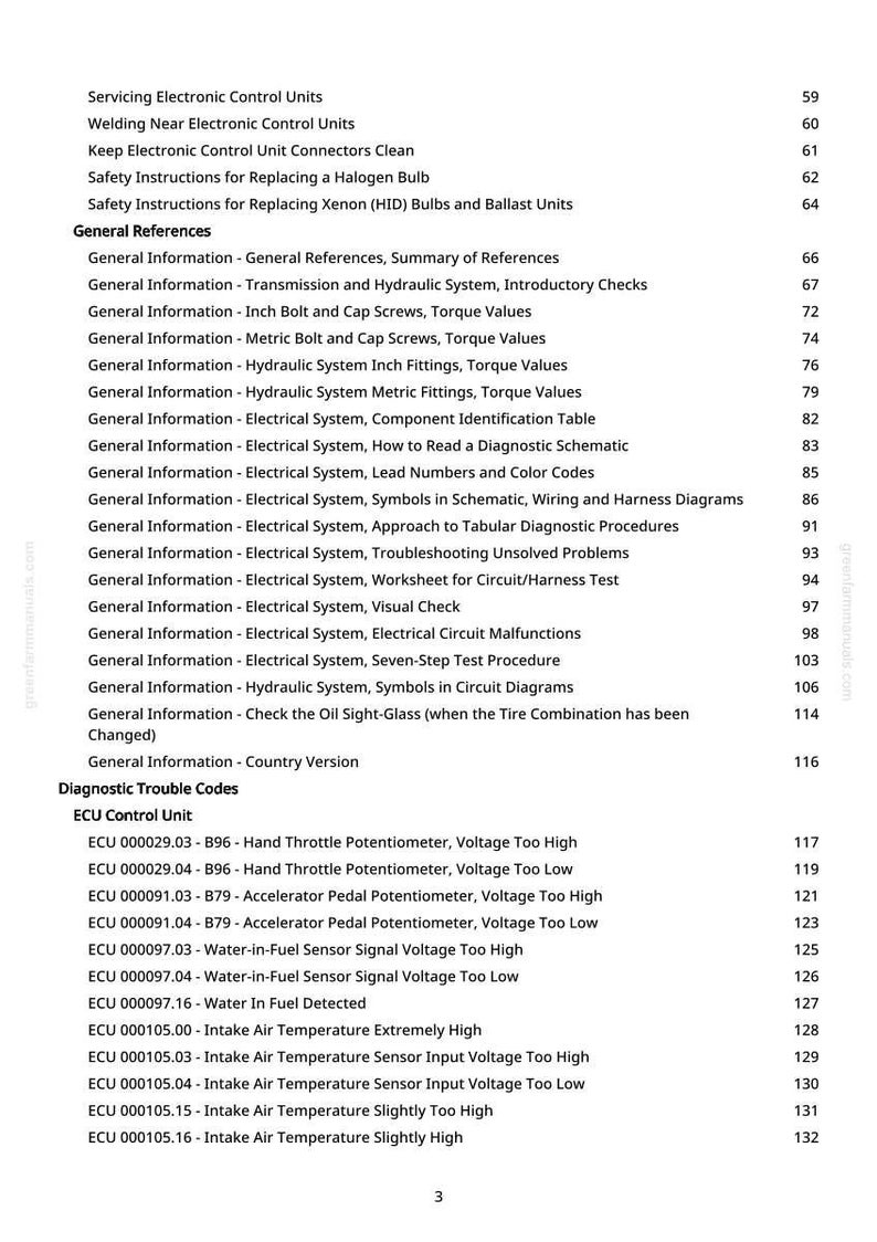 John Deere 6225, 6325, 6425, 6525 Traktor Diagnostikmanual PDF | Direkt Nedladdning bild 3