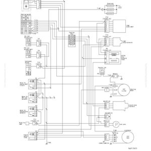 May include: A detailed circuit diagram related to preheating, starting, charging, and stopping of an engine. The diagram includes various components such as relays, fuses, and a 12V starting motor. Text includes "Troubleshooting" and "Circuit diagram".