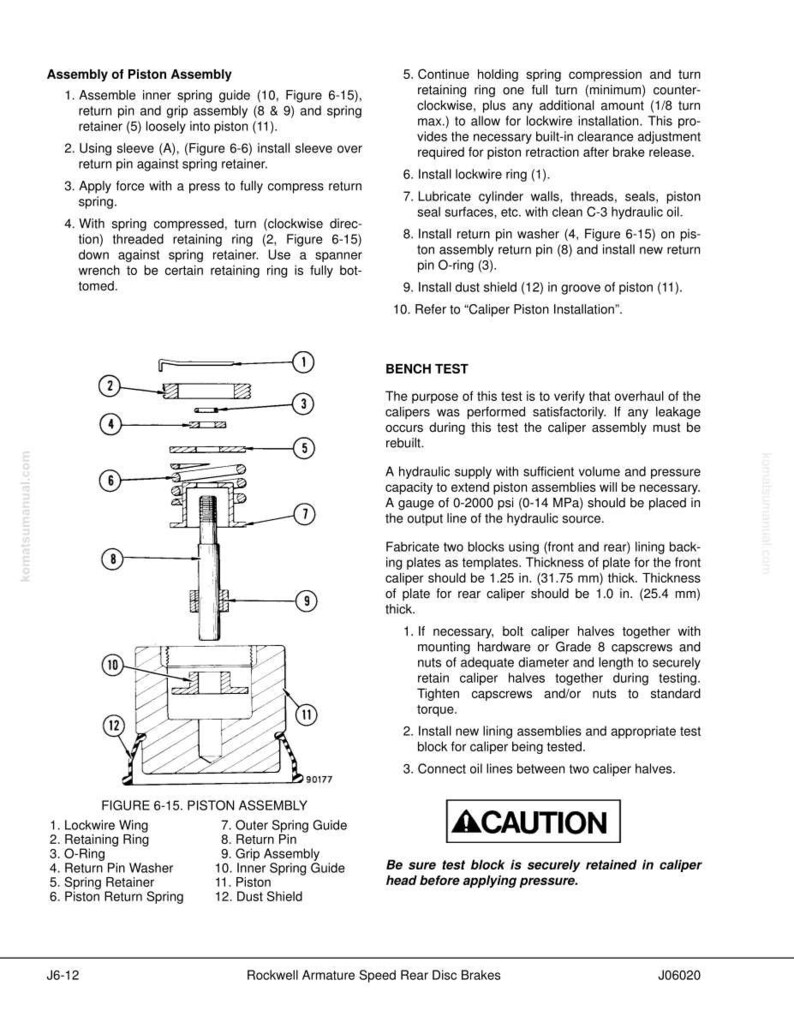 Komatsu 830E dumper servicemanual PDF | Verkstadsreparation | Direktnedladdning bild 7