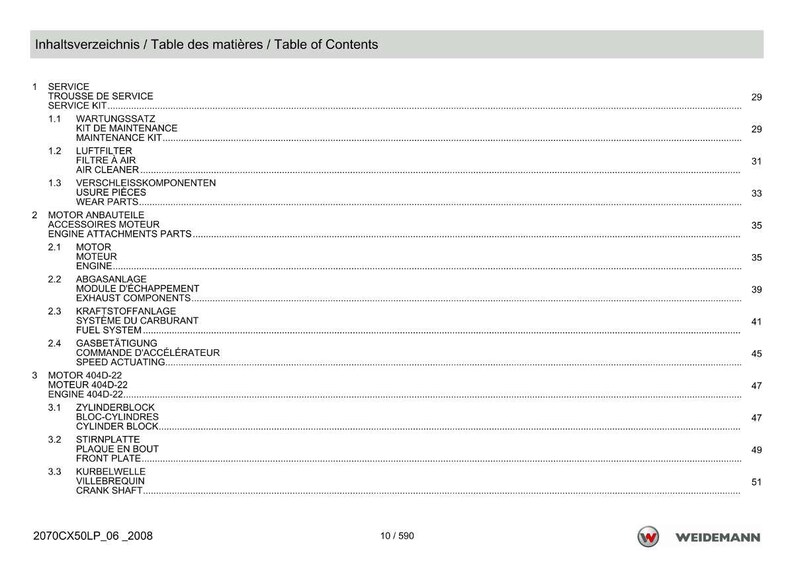 Weidemann 2070Cx50lp 06 2008 Radlader Teile-Handbuch PDF | Illustrierter Katalog | Sofort Download Bild 11