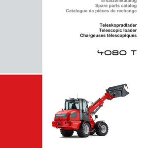 Weidemann 4080 T Telescopic loader Parts Manual PDF | Illustrated Catalog | Instant Download image 2