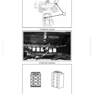 K&ouml;nnte beinhalten: Diagramm eines Entlade-Lichtschalter-Anschlusses, bezeichnet als XS020. Das Bild enth&auml;lt Illustrationen des Anschlussortes, des Anschlusses selbst und eine Endansicht. Der Text enth&auml;lt "Component Information" und "789".
