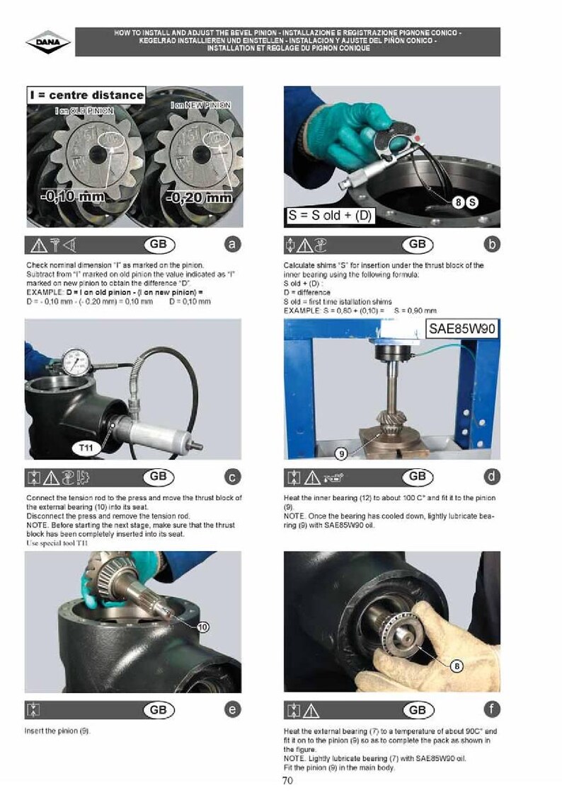 Dana 730 121 Axle Workshop Manual PDF | Service Repair | Instant Download image 8
