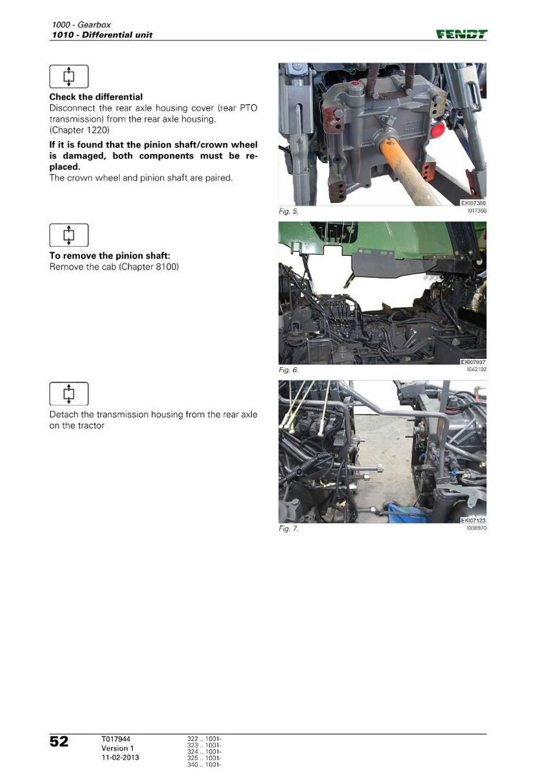 Fendt 300 Vario scr stage 3b Tractor Workshop Manual PDF | Service Repair | Instant Download image 4